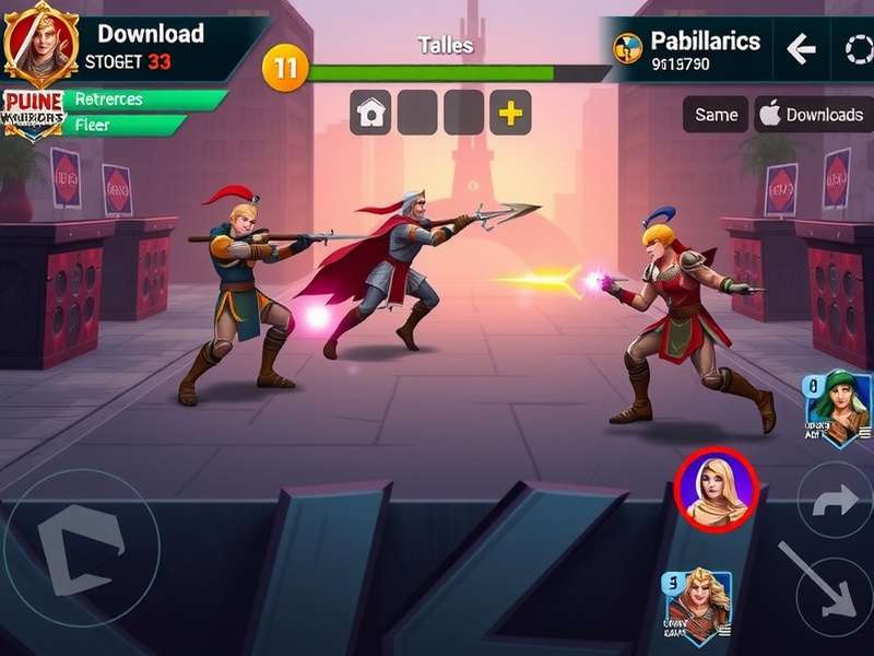 Pune Warriors Might download success screen on mobile device